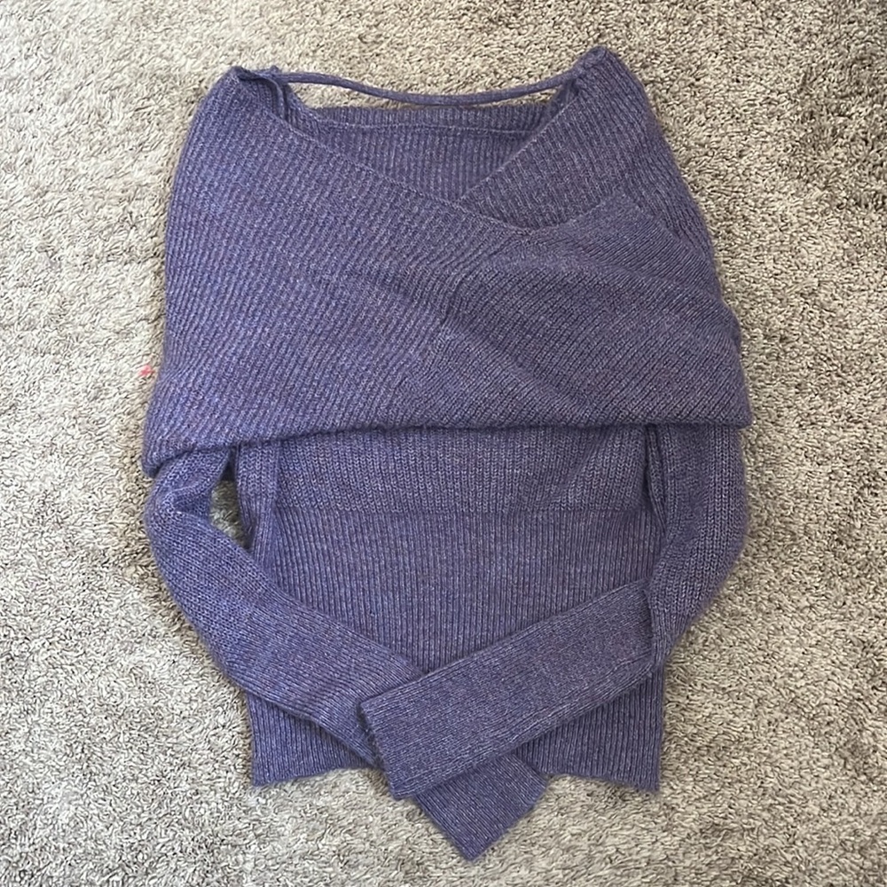 Off shoulder sweater